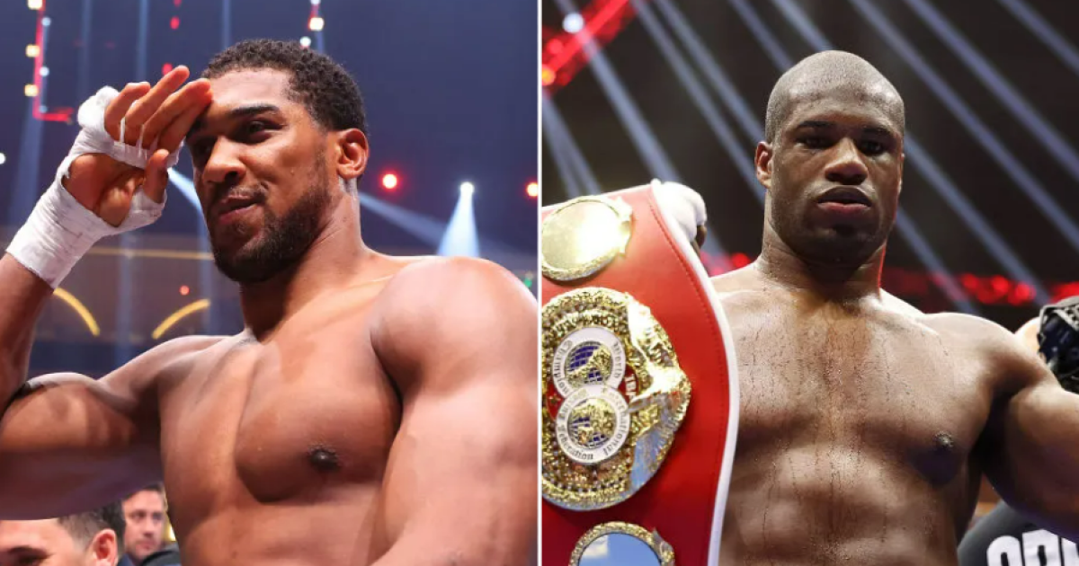 Anthony Joshua and Daniel Dubois face off at Wembley ahead of September 21 showdown for IBF belt