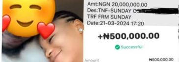 ”His love language is sending me money” – Lady gushes over husband whose love language is sending her money, shows off alerts