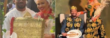 Nigerians dig up evidence of Sharon Ooja’s husband’s previous marriage, less than 24-hours after her wedding